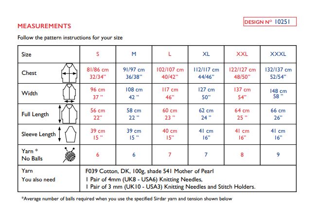 Sirdar 10251 Cotton DK (PDF) Knit in a Box