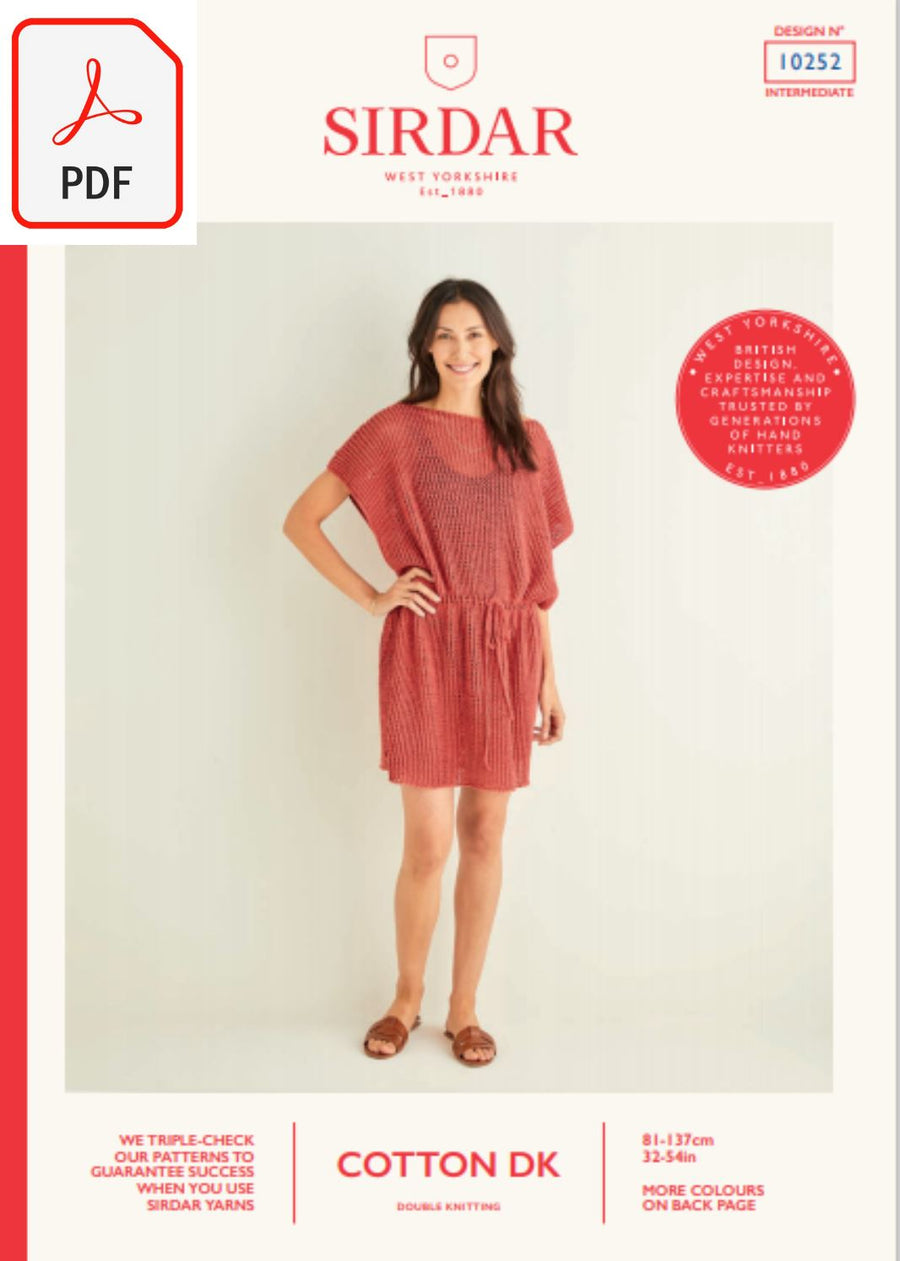 Sirdar 10252 Cotton DK (PDF) Knit in a Box 
