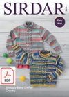 Sirdar 2494 Sweaters in Snuggly Baby Crofter Chunky (PDF) Knit in a Box 
