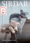Sirdar 2496 Cats in Alpine and Supersoft Aran (PDF) Knit in a Box 