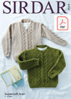 Sirdar 2505 Children Sweater in Supersoft Aran (PDF) Knit in a Box