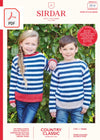 Sirdar 2516 Child Sweaters in Sirdar Country Classic DK (PDF) Knit in a Box