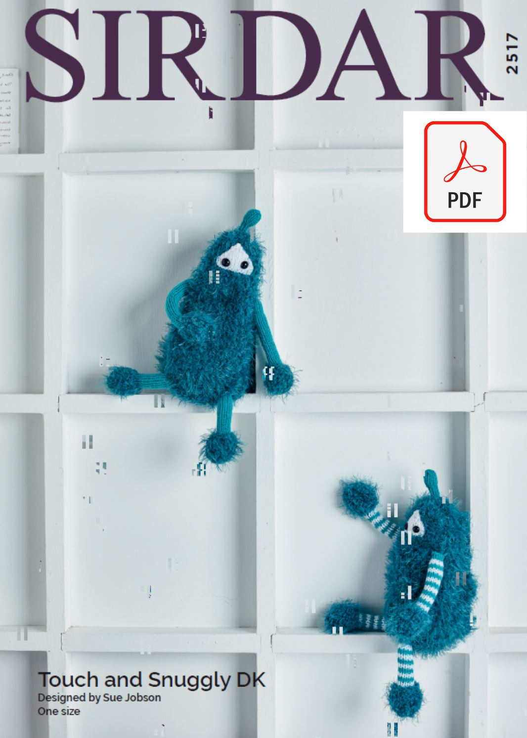 Sirdar 2517 Toy Aliens in Sirdar Touch & Snuggly DK (PDF) Knit in a Box