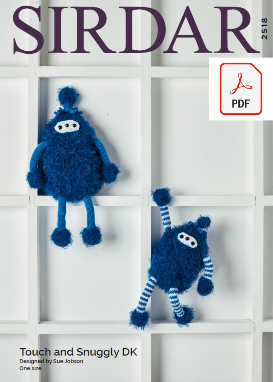 Sirdar 2518 Toy Aliens in Sirdar Touch & Snuggly DK (PDF) Knit in a Box