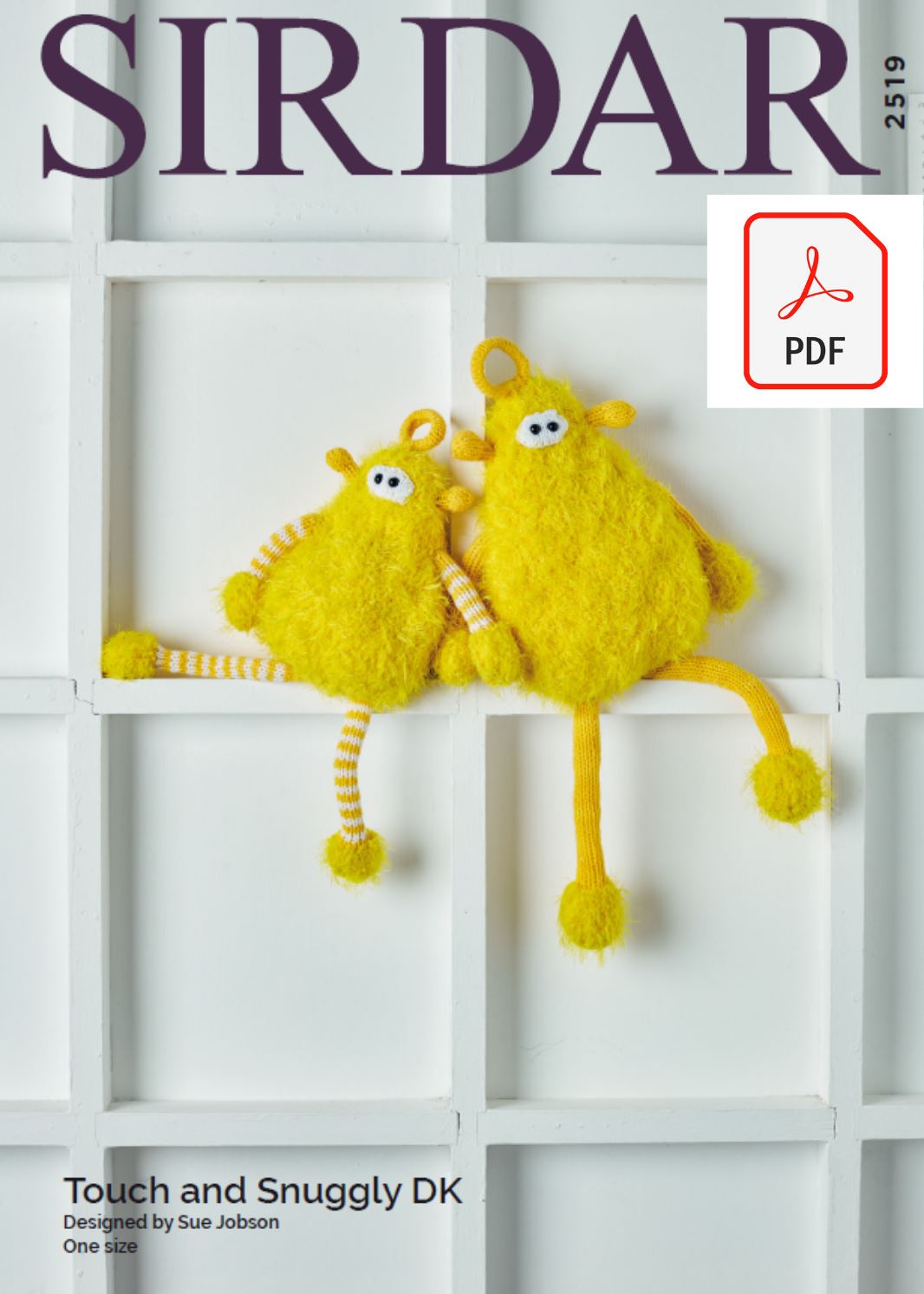 Sirdar 2519 Toy Aliens in Sirdar Touch & Snuggly DK (PDF) Knit in a Box
