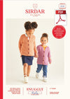 Sirdar 2530 Children Cardigans in Snuggly Replay DK Knitting (PDF) Knit in a Box