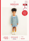 Sirdar 2533 Children Cardigan in Snuggly Replay DK Knitting (PDF) Knit in a Box