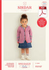 Sirdar 2543 Children Cardigan in Snuggly Replay DK Knitting (PDF) Knit in a Box 