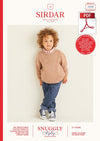 Sirdar 2550 Children Sweater in Snuggly Replay DK Knitting (PDF) Knit in a Box 