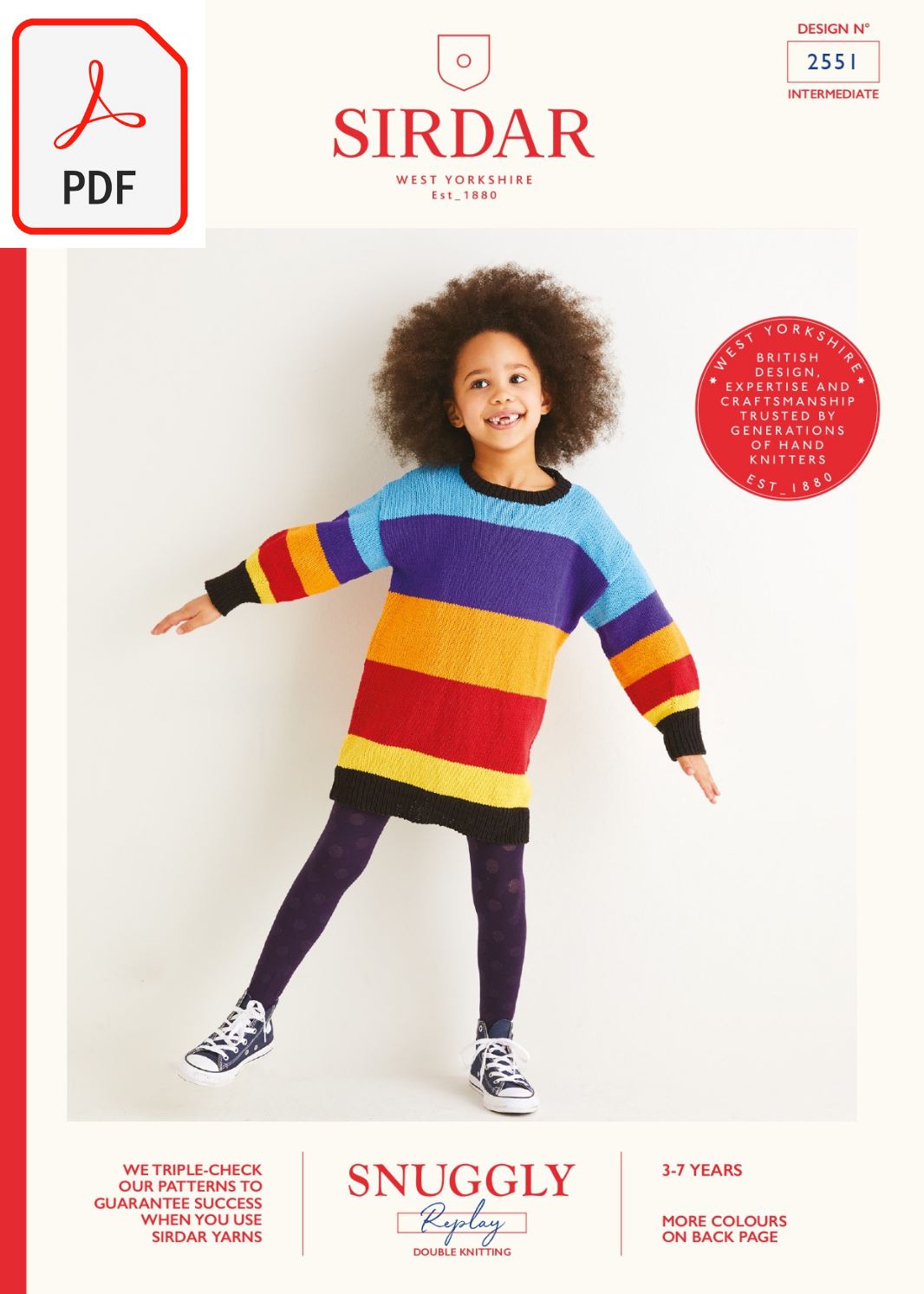 Sirdar 2551 Snuggly Replay DK (PDF) Knit in a Box