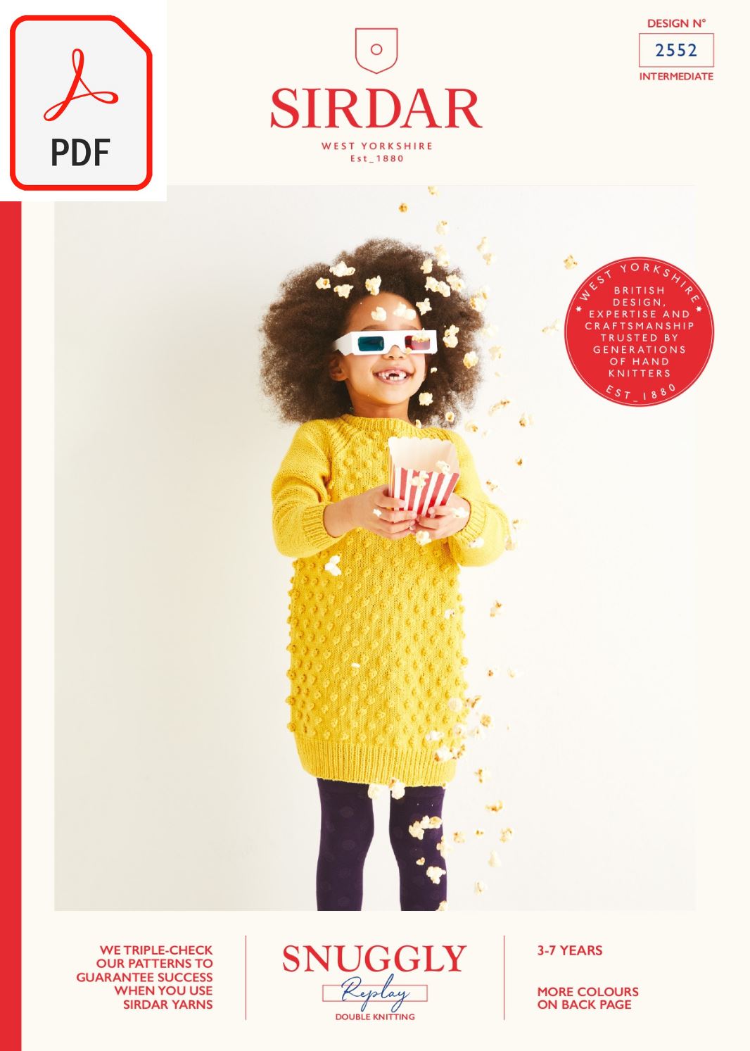 Sirdar 2552 Snuggly Replay DK (PDF) Knit in a Box