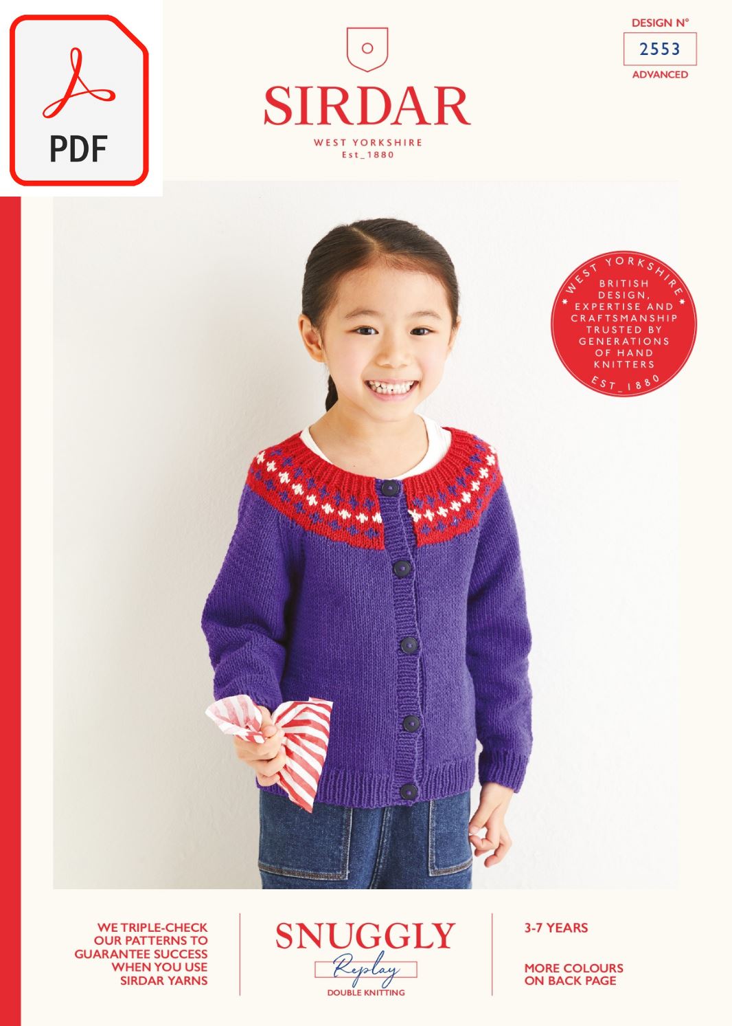 Sirdar 2553 Snuggly Replay DK (PDF) Knit in a Box