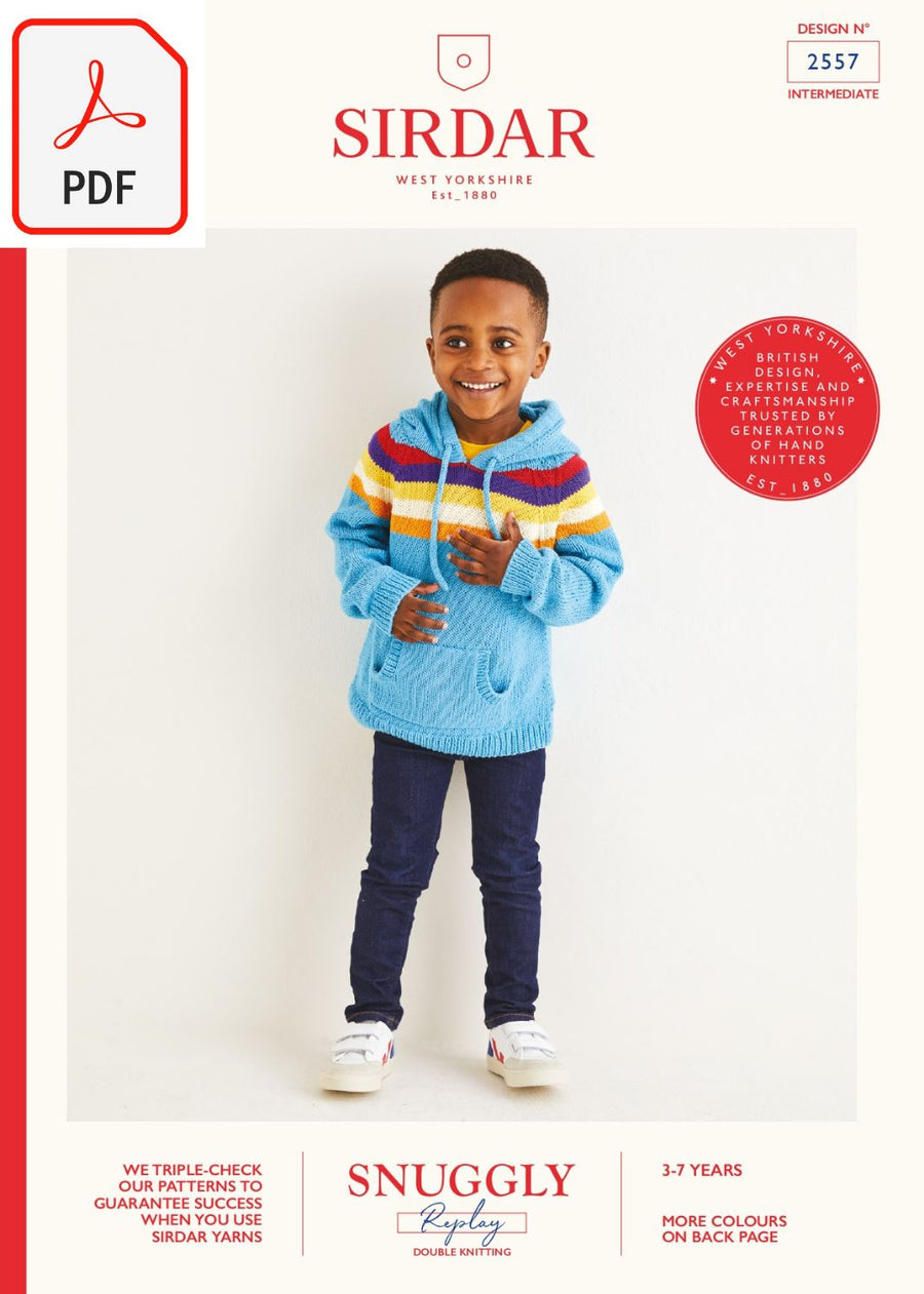 Sirdar 2557 Snuggly Replay DK (PDF) Knit in a Box 