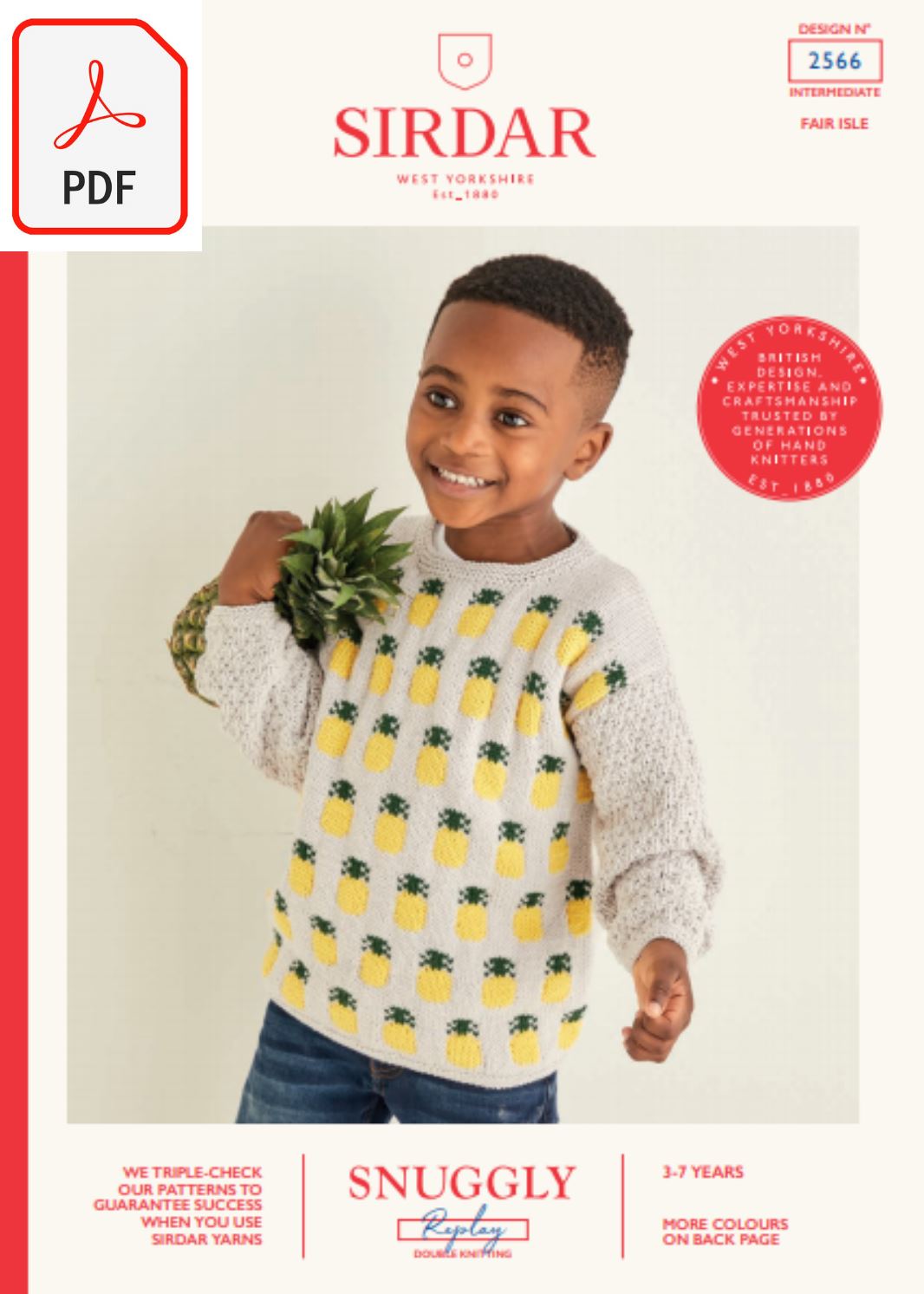 Sirdar 2566 Snuggly Replay DK (PDF) Knit in a Box