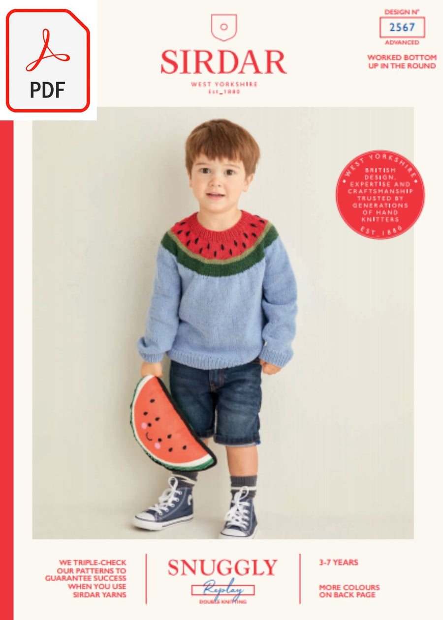 Sirdar 2567 Snuggly Replay DK (PDF) Knit in a Box 