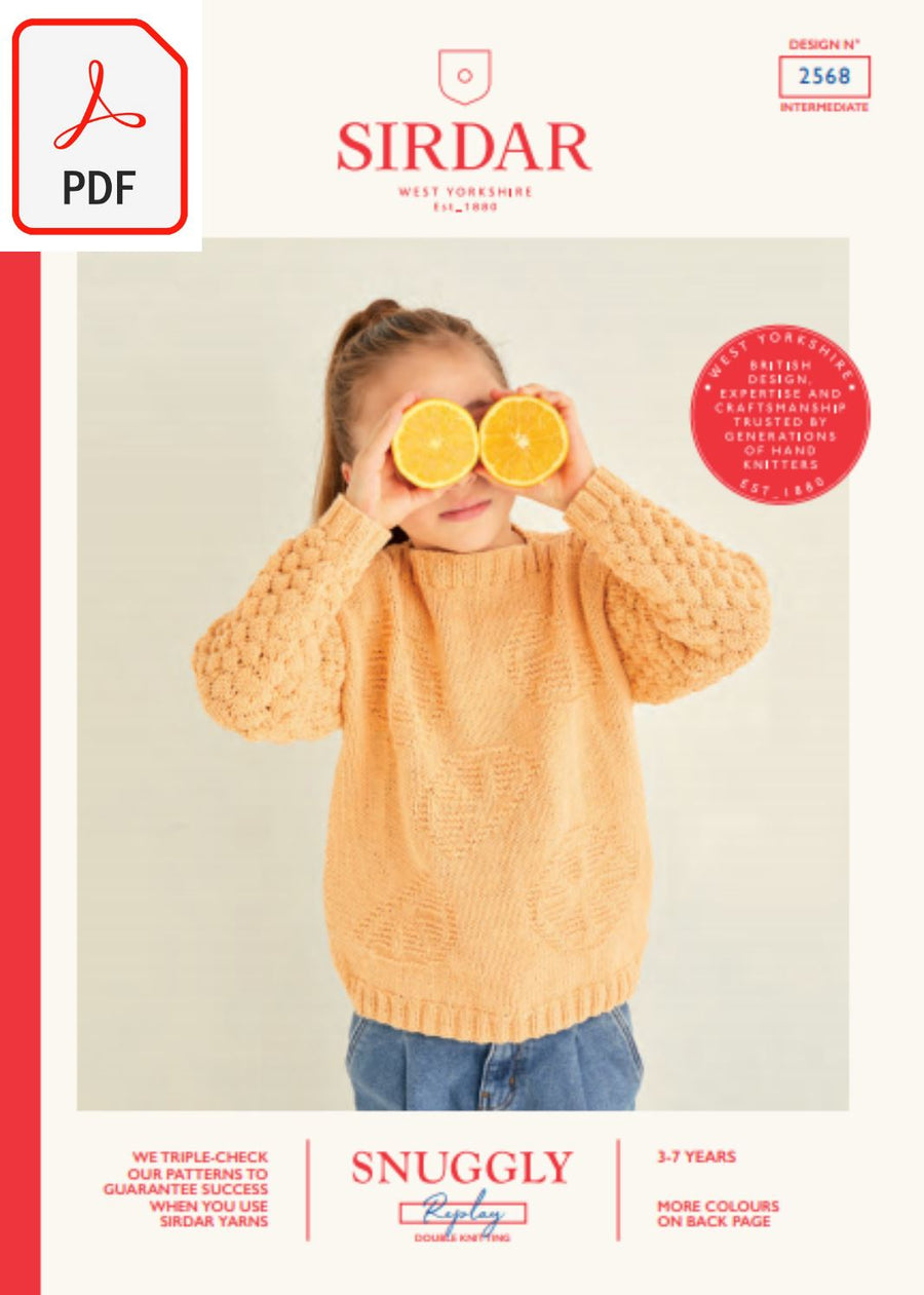 Sirdar 2568 Snuggly Replay DK (PDF) Knit in a Box 