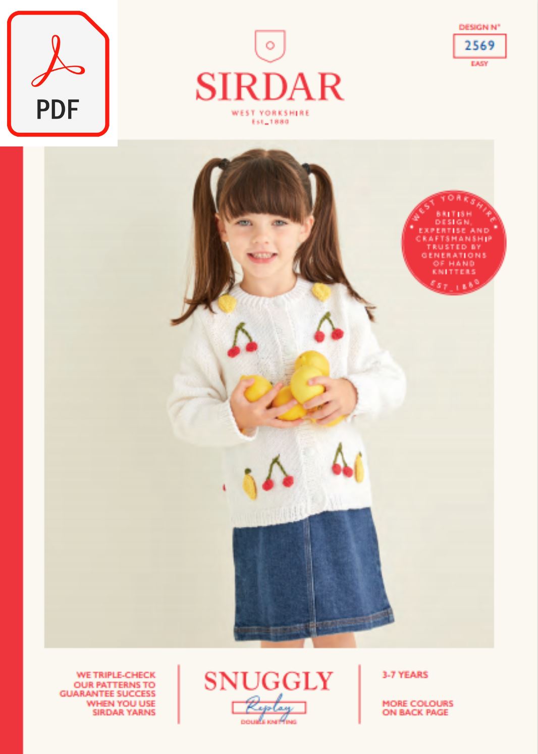 Sirdar 2569 Snuggly Replay DK (PDF) Knit in a Box