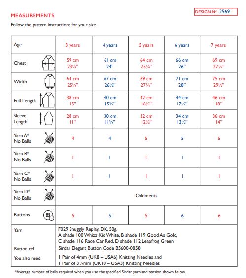 Sirdar 2569 Snuggly Replay DK (PDF) Knit in a Box