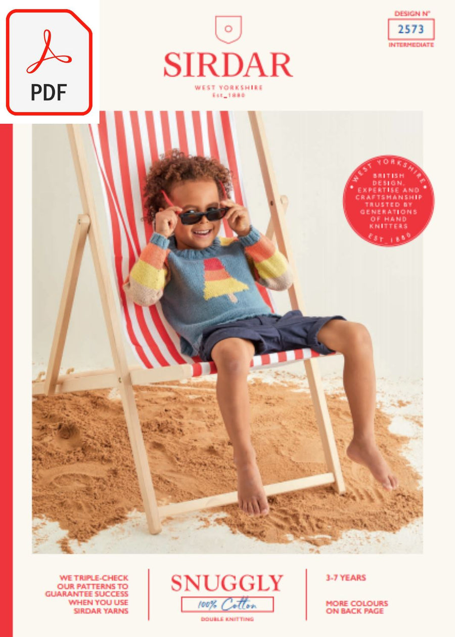 Sirdar 2573 Snuggly 100% Cotton DK (PDF) Knit in a Box 