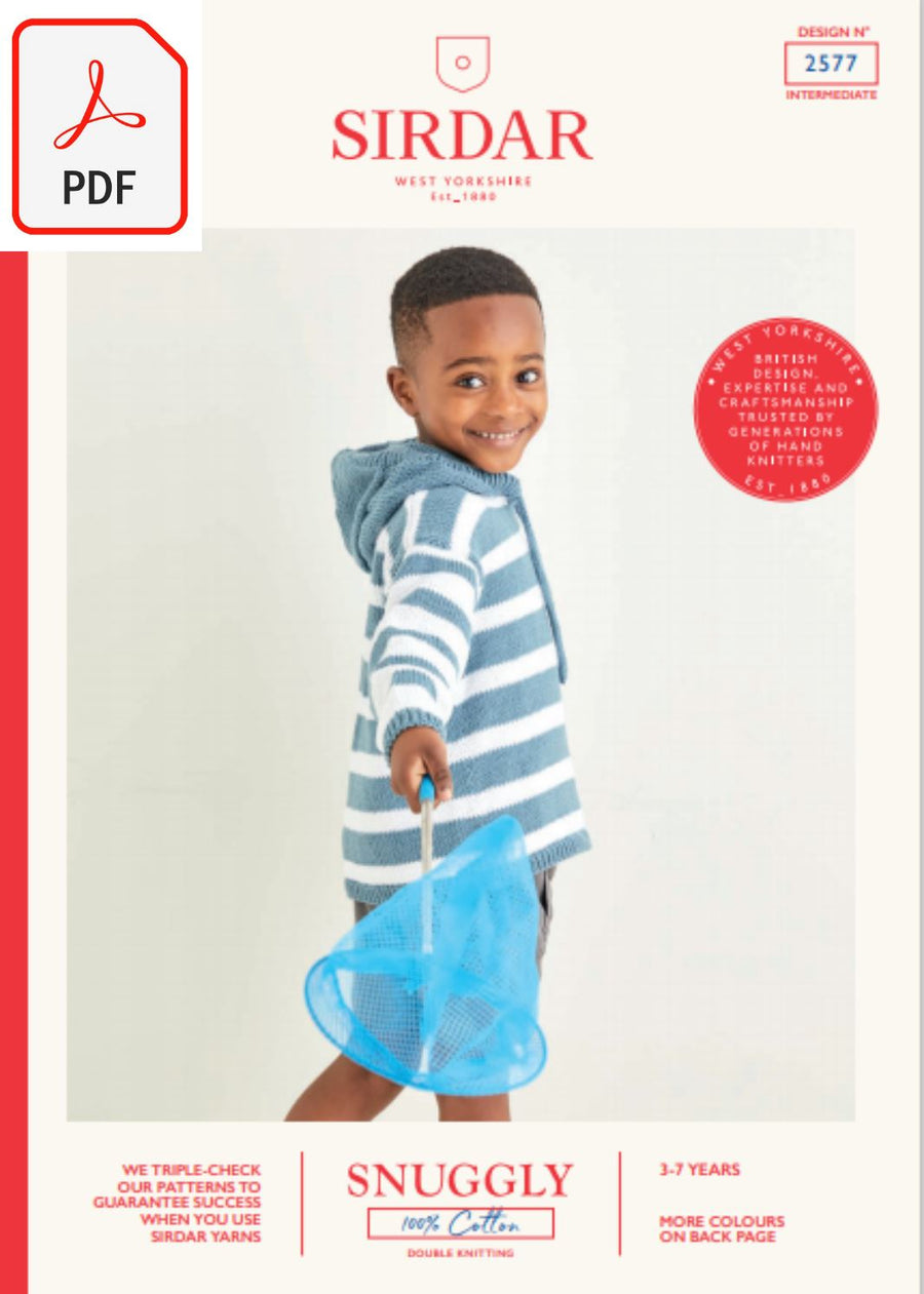 Sirdar 2577 Snuggly 100% Cotton DK (PDF) Knit in a Box 