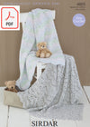 Sirdar 4605 Blankets in Snuggly Spots DK (PDF) Knit in a Box 