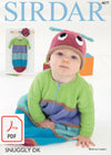 Sirdar 4877 Sleeping Bag and Hat in Snuggly DK (PDF) Knit in a Box 