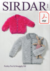 Sirdar 5169 Cardigans in Funky Fur and Snuggly DK (PDF) Knit in a Box 