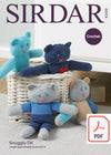 Sirdar 5200 Crochet Teds Toys in Sirdar Snuggly DK (PDF) Knit in a Box 