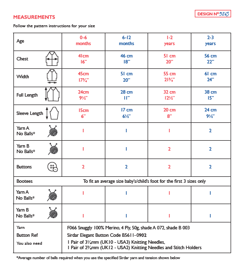 Sirdar 5263 Baby's Sweater & Bootees in Snuggly 100% Merino 4 Ply (PDF) Knit in a Box