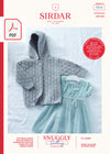Sirdar 5314 Baby Crochet Hooded Cardigan in Sirdar Snuggly Soothing DK (PDF) Knit in a Box