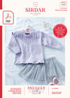 Sirdar 5320 Baby Sweater in Sirdar Snuggly Soothing DK (PDF) Knit in a Box