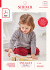 Sirdar 5324 Baby Smocked Sweater in Sirdar Snuggly Heirloom (PDF) Knit in a Box