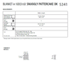Sirdar 5341 Blanket in Snuggly Pattercake DK (PDF) Knit in a Box