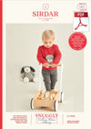 Sirdar 5371 Baby Boy Sweater & Dog Toy in Snuggly Cashmere Merino DK & Snuggly Bunny (PDF) Knit in a Box