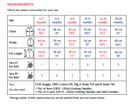 Sirdar 5381 Babie Dress in Snuggly 100% Cotton DK Knitting (PDF) Knit in a Box