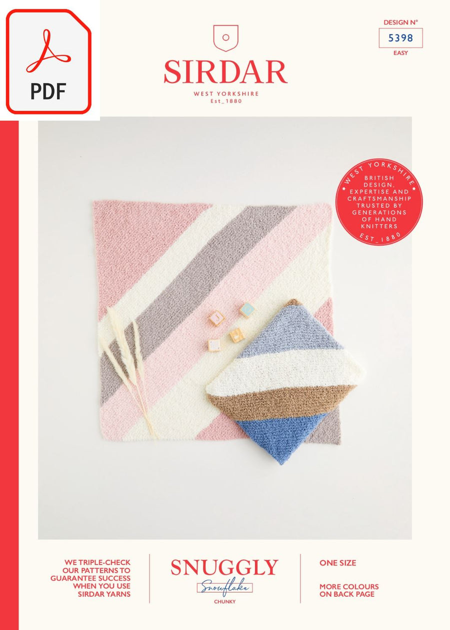 Sirdar 5398 Snuggly Snowflake Chunky (PDF) Knit in a Box 
