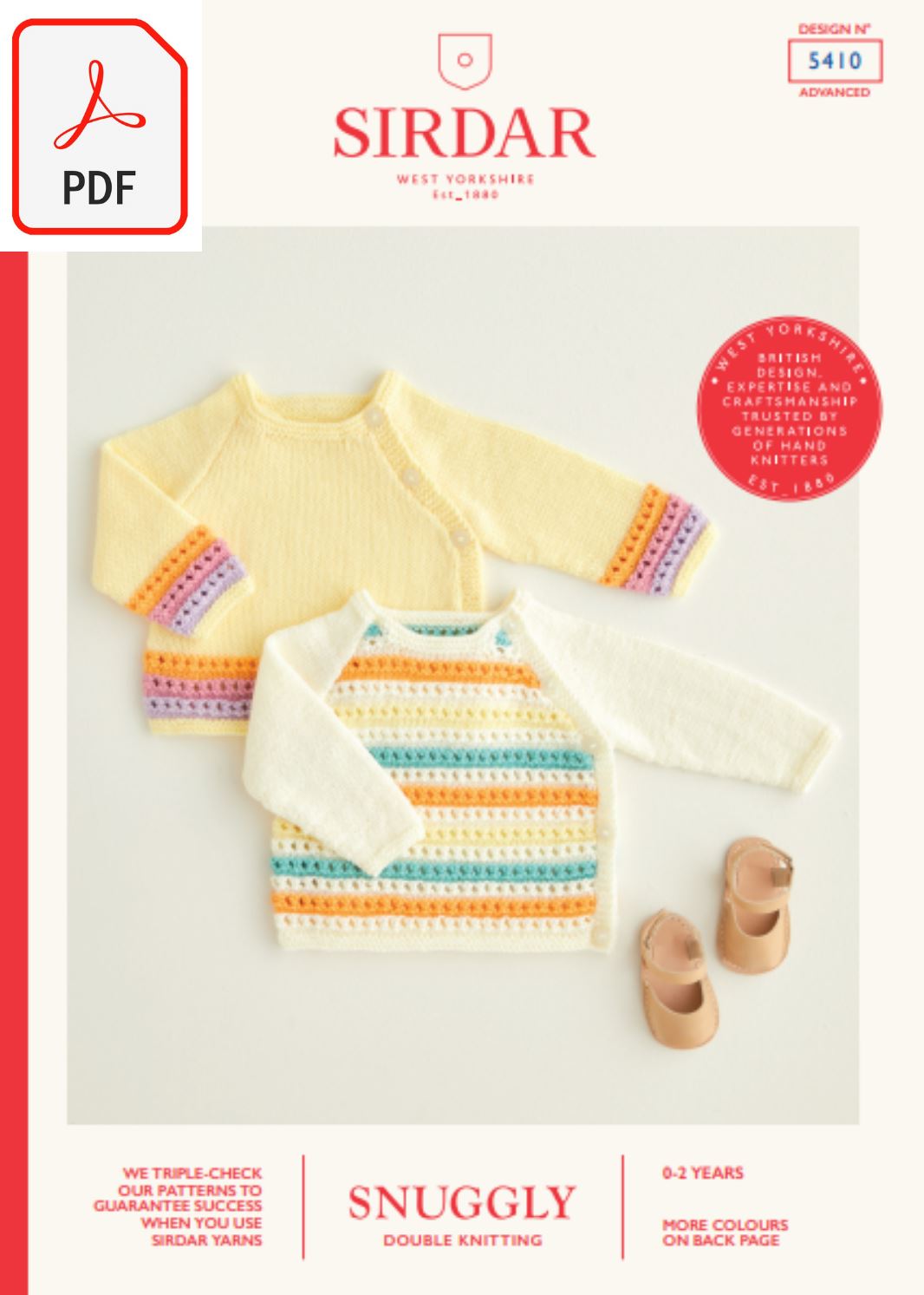 Sirdar 5410 Snuggly DK (PDF) Knit in a Box