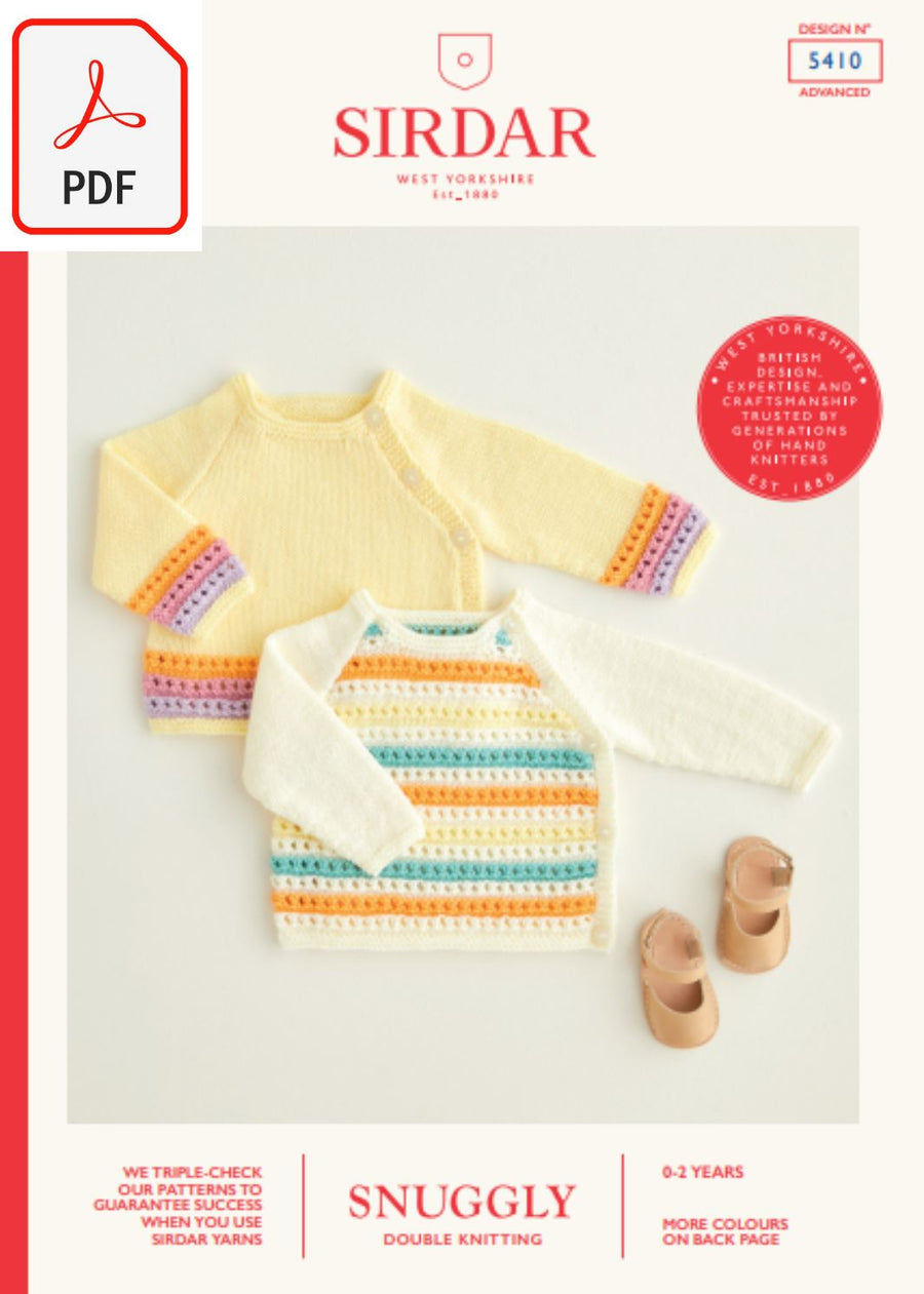 Sirdar 5410 Snuggly DK (PDF) Knit in a Box 