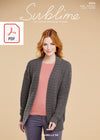 Sirdar 6160 Ladies Jacket in Sublime Isabella DK (PDF) Knit in a Box 