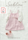Sirdar 6172 Baby Pinafore in Sublime Baby Cashmere Merino Silk 4 Ply (PDF) Knit in a Box 