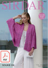 Sirdar 7931 Kimono Style Jacket in Soukie DK (PDF) Knit in a Box 