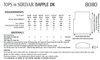 Sirdar 8080 Tops in Dapple DK (PDF) Knit in a Box