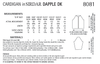 Sirdar 8081 Cardigan in Dapple DK (PDF) Knit in a Box