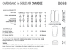 Sirdar 8093 Cardigans in Smudge (PDF) Knit in a Box