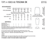 Sirdar 8116 Tops in Toscana DK (PDF) Knit in a Box