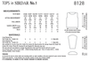 Sirdar 8128 Tops in Sirdar No.1 (PDF) Knit in a Box