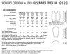 Sirdar 8138 Woman´s Cardigan in Summer Linen DK (PDF) Knit in a Box