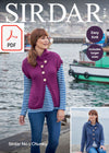 Sirdar 8174 Jacket and Waistcoat in No.1 Chunky (PDF) Knit in a Box