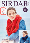 Sirdar 8236 Ladies Accessories in Sirdar Funky Fur (PDF) Knit in a Box