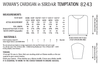 Sirdar 8243 Ladies Cardigan in Sirdar Temptation (PDF) Knit in a Box